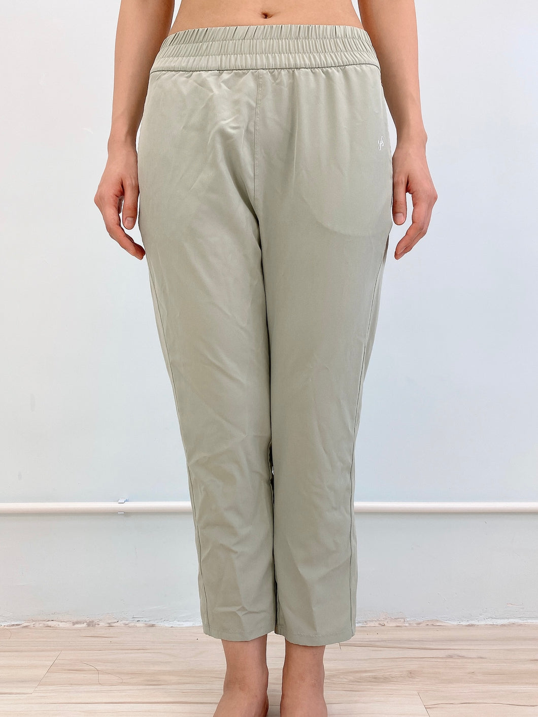 Relaxed Ankle Length Joggers (Petite) - Matcha