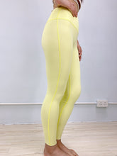 Load image into Gallery viewer, Skin Kissed Leggings - Neon Yellow
