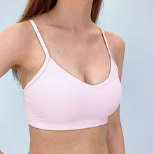 Load image into Gallery viewer, Textured Slim Sports Bra - Bubble Gum
