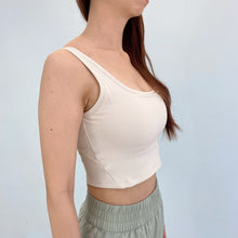 Load image into Gallery viewer, Textured Tank Top - Cream White
