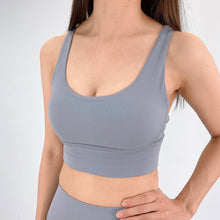 Load image into Gallery viewer, Butter Soft Sports Bra - Sky Grey
