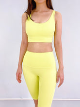 Load image into Gallery viewer, Butter Soft Sports Bra - Neon Yellow

