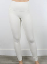 Load image into Gallery viewer, Textured Leggings - Cream White
