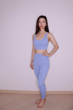 Load image into Gallery viewer, Inner Back Pocket Leggings - Baby Blue
