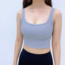Load image into Gallery viewer, Textured Tank Top - Sky Grey
